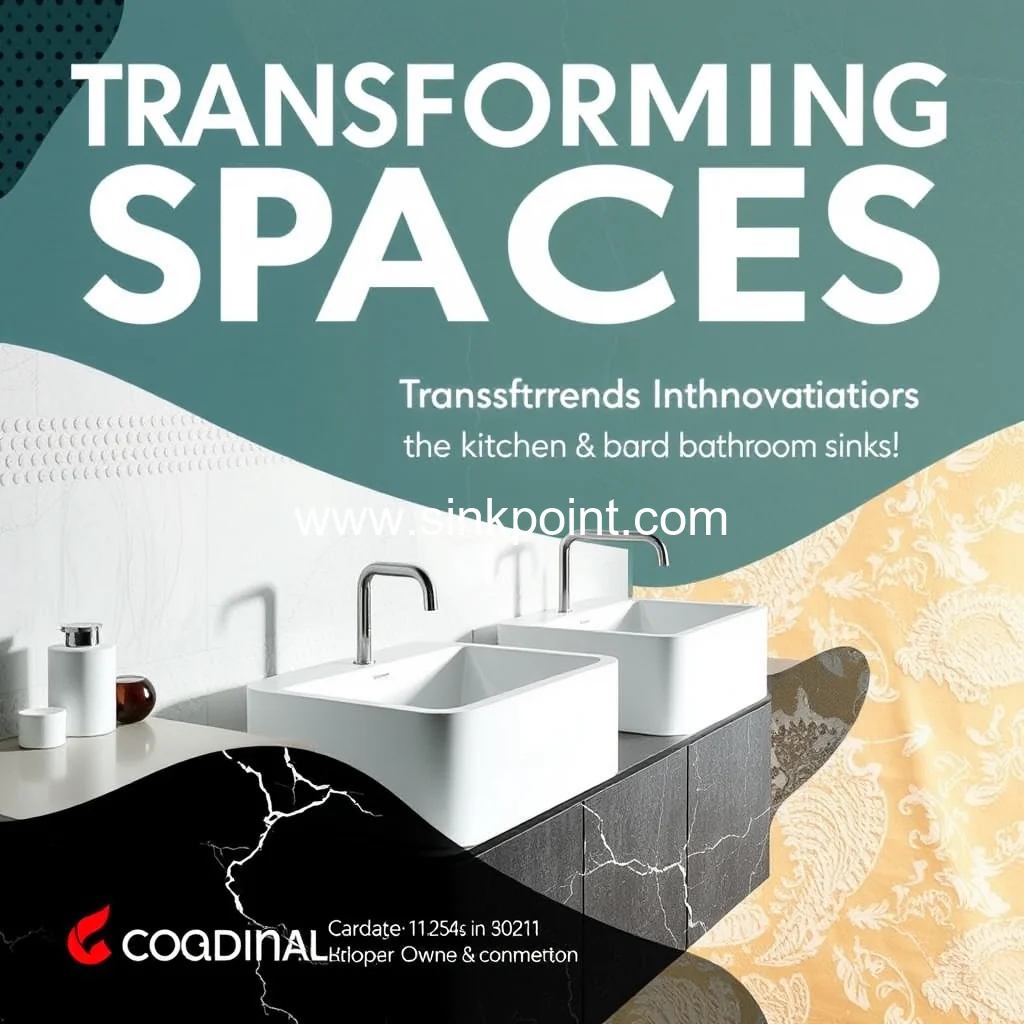 Read more about the article Transforming Spaces : The Latest Trends and Innovations in Kitchen and Bathroom Sinks  Cardinal Courier