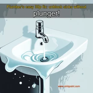 Read more about the article Plumber’s easy 30p fix: unblock sinks without plunger!