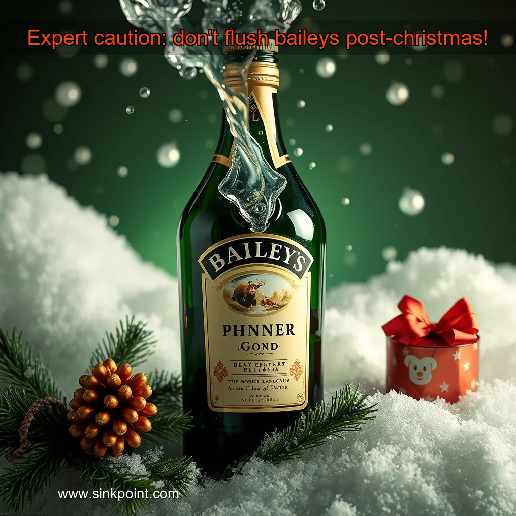 Read more about the article Expert caution: don’t flush baileys post-christmas!
