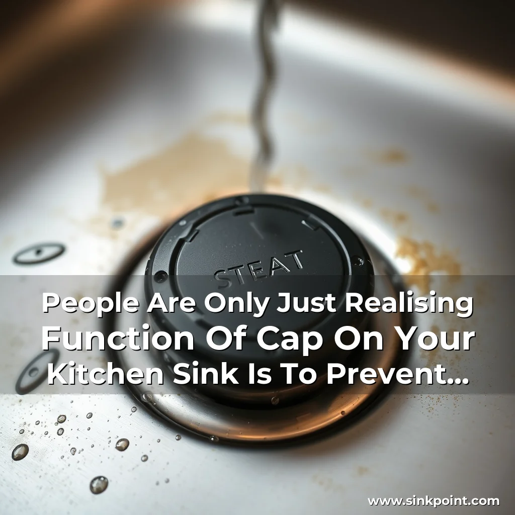 Read more about the article People Are Only Just Realising Function Of Cap On Your Kitchen Sink Is To Prevent Water From Splashing Out Of The Sink.