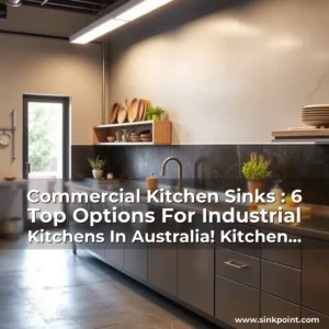 Artistic representation for Commercial Kitchen Sinks : 6 Top Options For Industrial Kitchens In Australia! Kitchen Sinks Are An Essential Part Of Any Commercial Kitchen.