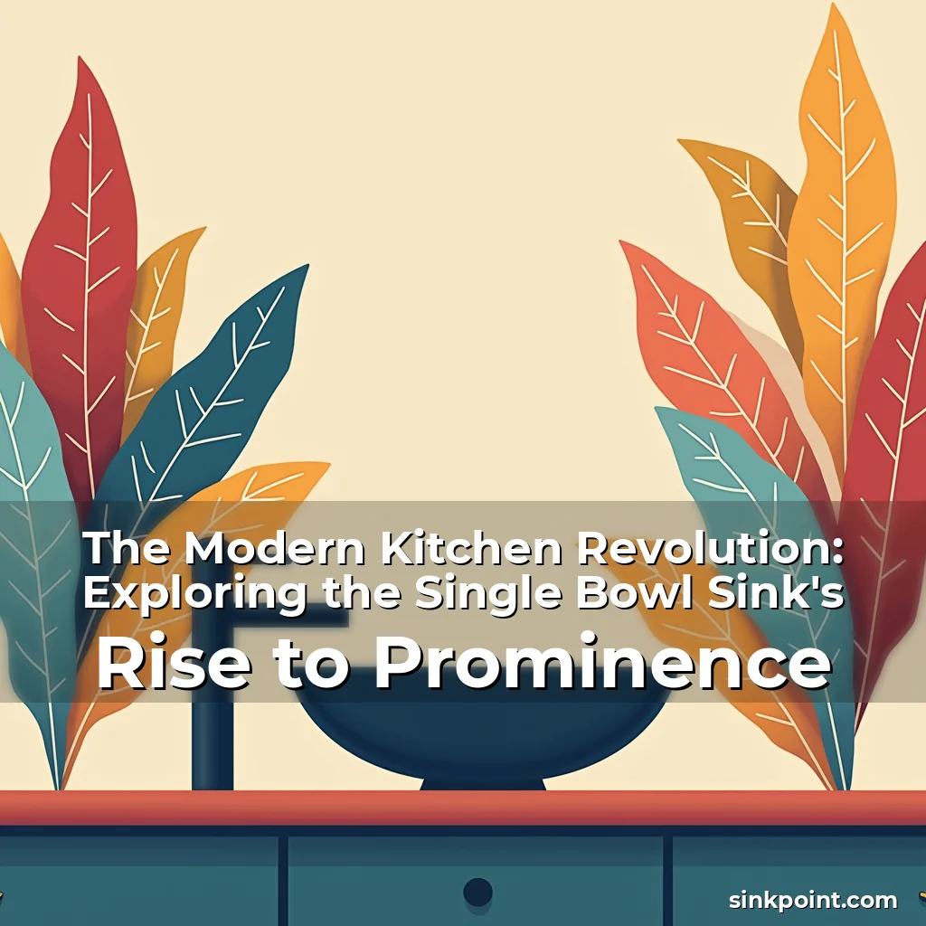 Read more about the article The Modern Kitchen Revolution: Exploring the Single Bowl Sink’s Rise to Prominence