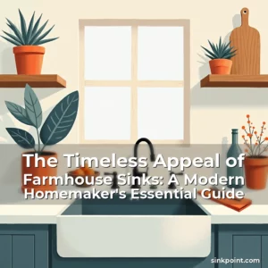 Read more about the article The Timeless Appeal of Farmhouse Sinks: A Modern Homemaker’s Essential Guide