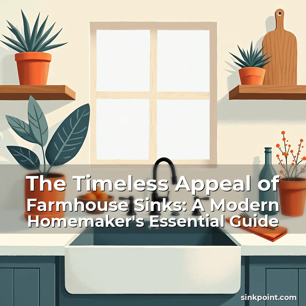 Read more about the article The Timeless Appeal of Farmhouse Sinks: A Modern Homemaker’s Essential Guide