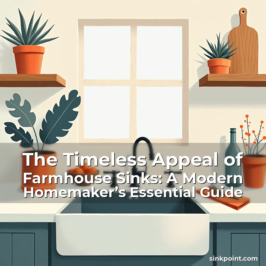 Read more about the article The Timeless Appeal of Farmhouse Sinks: A Modern Homemaker’s Essential Guide