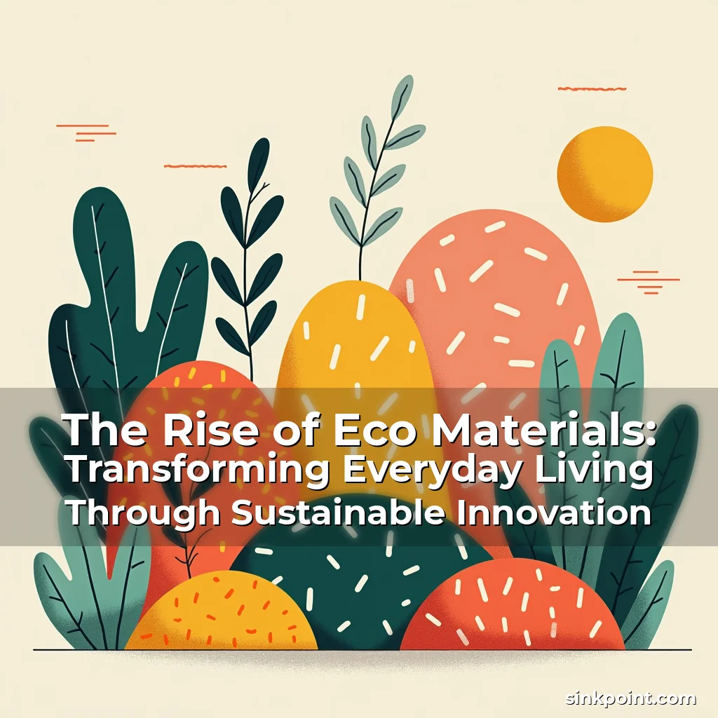 Read more about the article The Rise of Eco Materials: Transforming Everyday Living Through Sustainable Innovation
